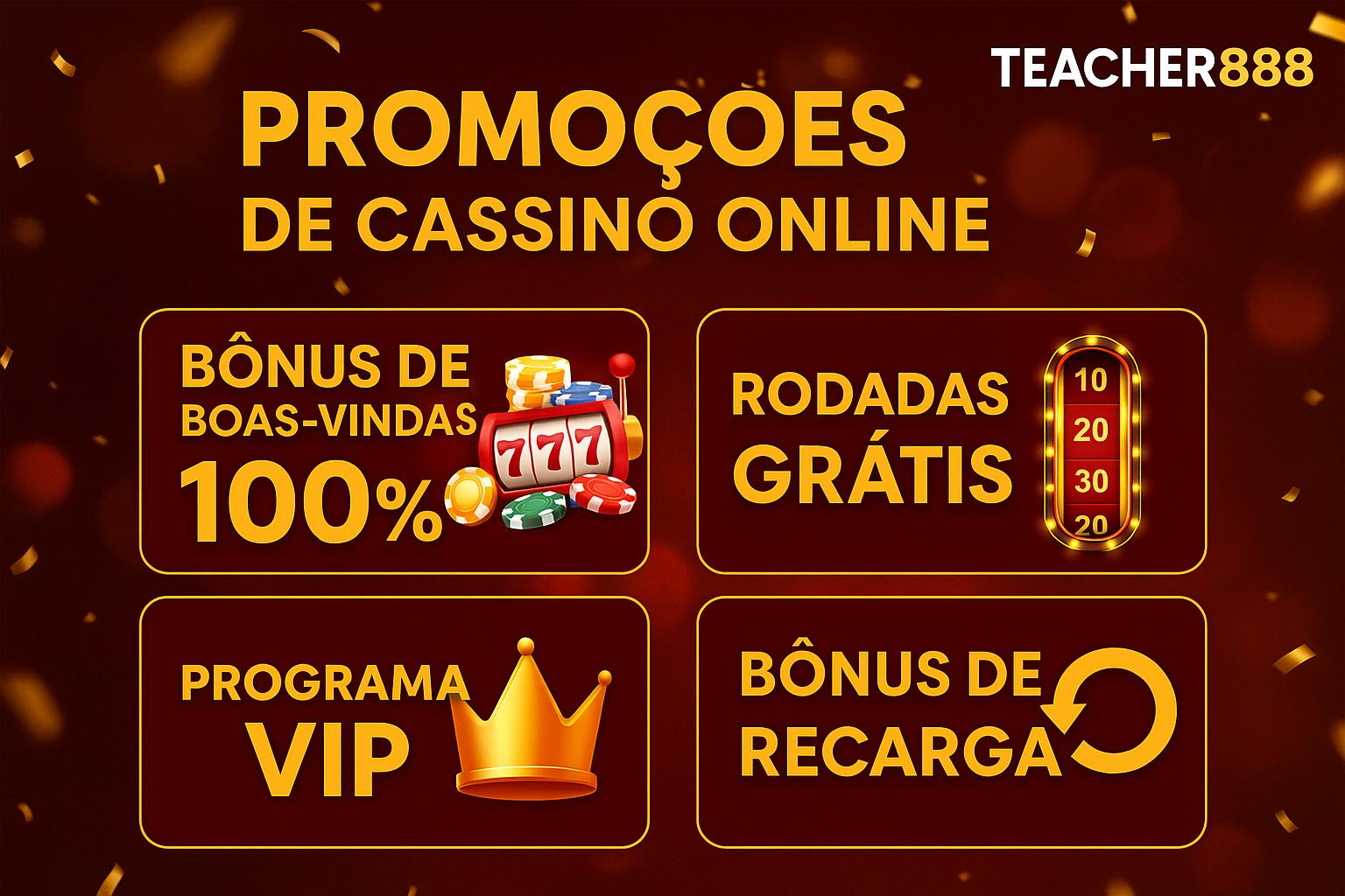 O bônus promocional TEACHER888 é uma ótima maneira de começar sua aventura
