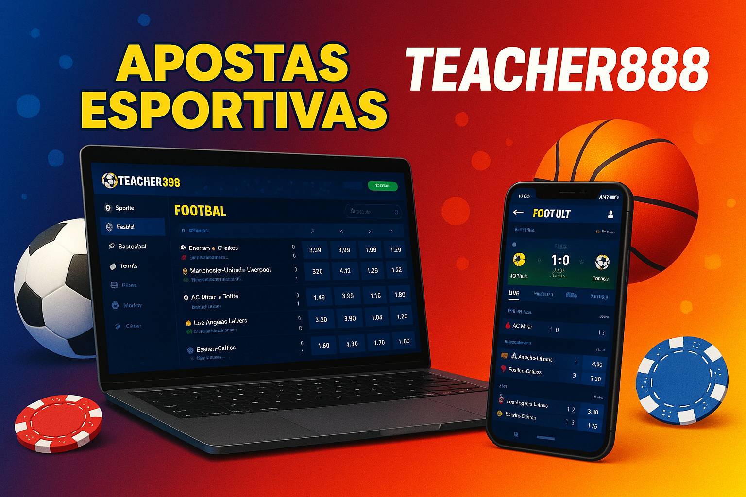 Apostas esportivas no cassino online TEACHER888