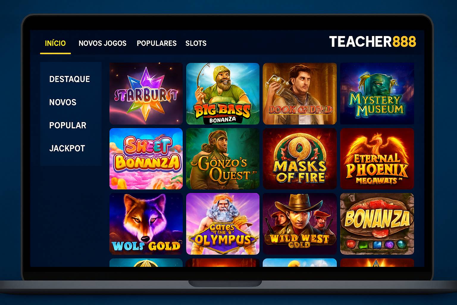Explore o mundo das slot machines no TEACHER888 Casino